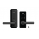 SCHLAGE EDGE SERIES ELECTRIC WIRELESS DOOR LOCK WITH KEYPAD 60-70MM BACKSET BLACK LED KEY OVERRIDE SURFACE MOU