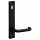FSH 5300 MARINE SERIES INTERNAL SLIM DOOR FURNITURE WITH TURN SNIB ALPHA 29 LEAVER MATTE BLACK SUIT LEGGE 995M