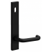 FSH 5300 MARINE SERIES SLIM DOOR FURNITURE EXTERNAL WITH CYLINDER HOLE ALPHA 29 LEAVER MATTE BLACK SUIT LEGGE