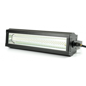 SMOKECLOAK LED STROBE BLACK METAL HIGH INTENSITY & EXTRA LONG LIFE LED 240VAC 140HX505WX226D (MM) INCLUDES MOU