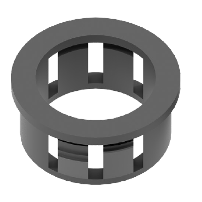 SNAP BUSHING - NYLON 20MM BLACK