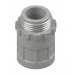SCREW ADAPTOR & LOCK RING PVC 25MM GREY