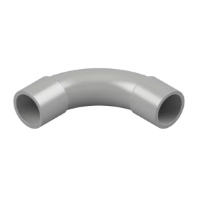 STANDARD BEND 90° PVC 25MM GREY