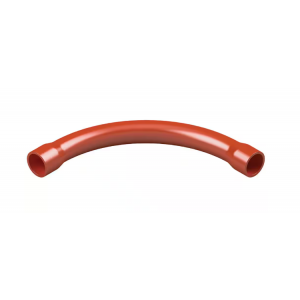 SWEEP BEND 90° PVC 25MM ORANGE HD