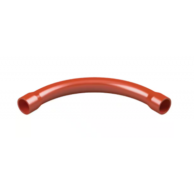 SWEEP BEND 90° PVC 25MM ORANGE HD