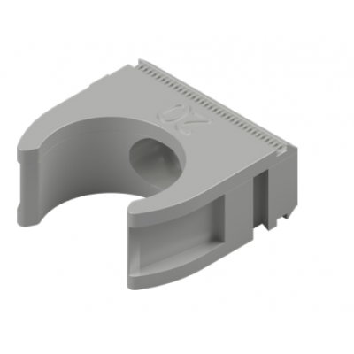 CONDUIT CLIP PVC 20MM GREY