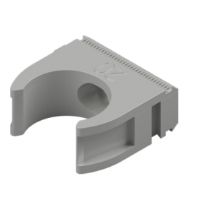 CONDUIT CLIP PVC 25MM GREY