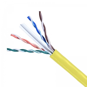 CAT6 UTP 4P/23AWG SOLID, PVC YELLOW