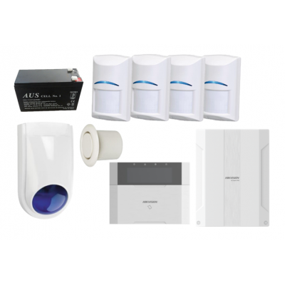 HIK ALARM HARD WIRED KIT WITH BOSCH SENSORS