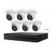 HILOOK CAMERA KIT WITH 6x 6MP TURRET IP AI CAMERA WITH 2.8MM LENS & 8CH NVR WITH 4TB HDD INCLUDED