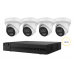 HILOOK CAMERA KIT WITH 4x 6MP TURRET IP AI CAMERA WITH 2.8MM LENS & 8CH NVR WITH 4TB HDD INCLUDED
