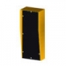SEC DESIGN CO RAINHOOD WITH 10MM POLY BLACK PANEL 80MM SPACE BEHIND DURAGAL MILD STEEL POWERED COATED YELLOW 4