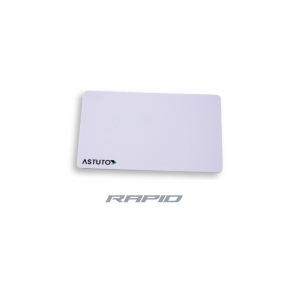 ASTUTO RAPID ISO CARD ENCRYPTED WHITE COMPATIBLE WITH ALL ASTUTO RAPID READERS 13.56MHz 85.7Hx54Wx0.8D (MM)
