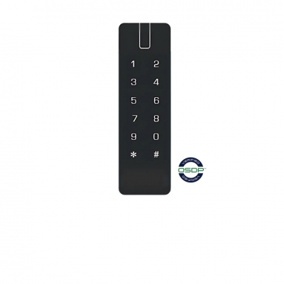 ASTUTO HIGH LEVEL ENCRYPTED MULLION KEYPAD READER BLACK COMPATIBLE WITH ALL ASTUTO PRODUCTS OSDP/ WIEGAND/ RS2