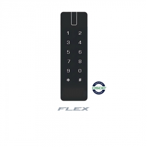 ASTUTO FLEX ENCRYPTED MULLION KEYPAD READER BLACK COMPATIBLE WITH ALL ASTUTO FLEX PRODUCTS OSDP/ WIEGNAD/ RS23