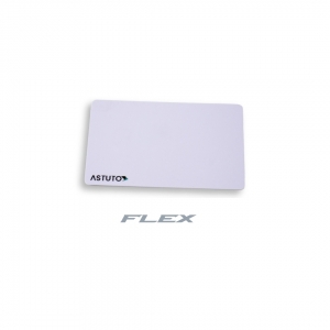 ASTUTO FLEX PREPROGRAMMED ISO CARD ENCRYPTED WHITE COMPATIBLE WITH ALL ASTUTO FLEX READERS 13.56MHz 85.7Hx54Wx