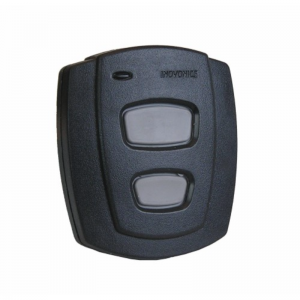 INOVONICS DOUBLE-BUTTON WATER-RESISTANT PENDANT TRANSMITTER BLACK