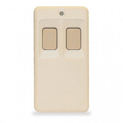 INOVONICS DOUBLE-BUTTON PENDANT TRANSMITTER WHITE