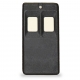 INOVONICS DOUBLE-BUTTON BELT CLIP PENDANT TRANSMITTER BLACK