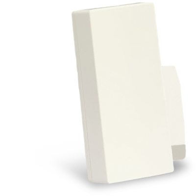 INOVONICS DOOR/WINDOW TRANSMITTER WITH REED SWITCH WHITE