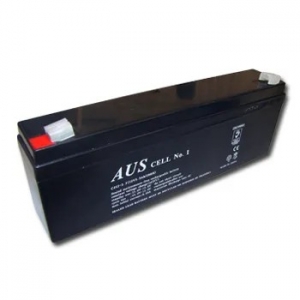 AUSCJ12-2.3 12VDC 2.3AH VRLA BATTERY FASTON F1 67Hx178Wx35D (MM) BLACK