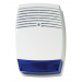 ARITECH AS614 SELF-ACTIVATING OUTDOOR SIREN WITH BLUE BEACON 120DB STEEL INNER COVER 300HX210WX87D (MM) WHITE