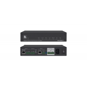KRAMER PA-240NET POWER AMPLIFIER WITH DANTE 1X240W OR 2X120W BLACK