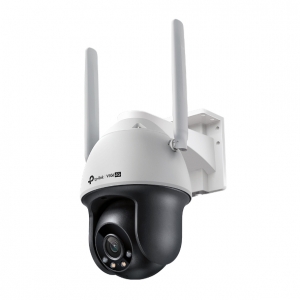 TP-LINK VIGI C540-4G FULL-COLOR 4G LTE 4MP IP CAMERA PAN/TILT 4MM MIC IR 30M IP66 512GB SSD 12VDC WHITE/BLACK