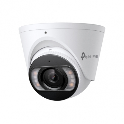 TP-LINK VIGI S485 INSIGHT PANORAMIC 8MP IP CAMERA TURRET 1.65MM MIC IR 20M IP67 POE+ UPTO 512GB SSD 12VDC WHIT