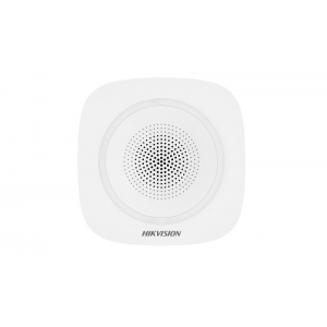HIKVISION DS-PS1-I-WB(B) WIRELESS INDOOR SOUNDER 433MHZ 2-WAY AES-128 90-110DB TAMPER 900M RANGE 3Y BATTERY 88