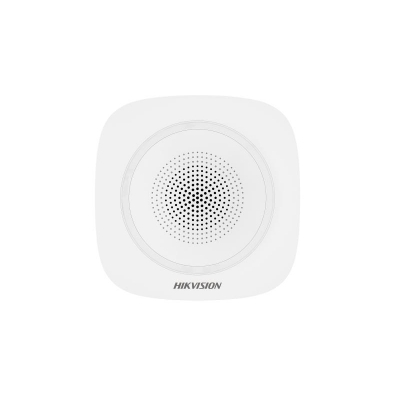 HIKVISION DS-PS1-I-WB(B) WIRELESS INDOOR SOUNDER 433MHZ 2-WAY AES-128 90-110DB TAMPER 900M RANGE 3Y BATTERY 88