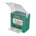 SMART CP-32G RESETTABLE EMERGENCY DOOR RELEASE BREAK GLASS 1X DPDT SURFACE MOUNT 12/24VDC 91Hx87Wx53D (MM) GRE