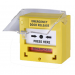 SMART CP-32Y RESETTABLE EMERGENCY DOOR RELEASE BREAK GLASS 1X DPDT SURFACE MOUNT 12/24VDC 91Hx87Wx53D (MM) YEL