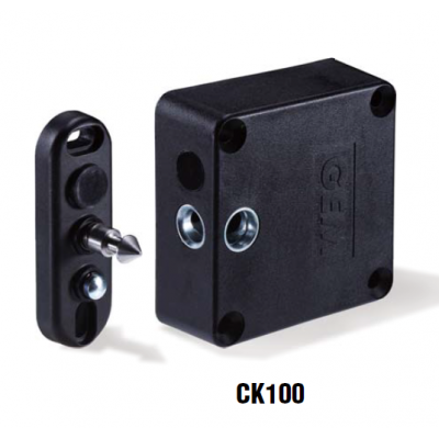 CK100 MOTORIZED CABINET LOCK FAIL SECURE 12-28V AC/DC