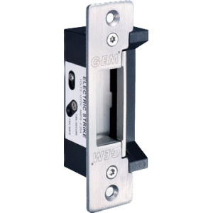 GK300 SERIES ELEC STRIKE STEEL NON-MON 454KG HOLDING FORCE FAIL SAFE/FAIL SECURE(FIELD CHANGEABLE) RECESS MOUN
