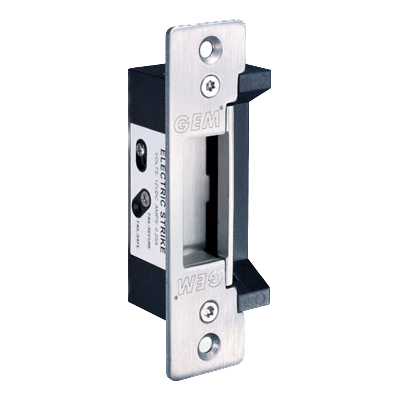GK300 SERIES ELEC STRIKE STEEL NON-MON 454KG HOLDING FORCE FAIL SAFE/FAIL SECURE(FIELD CHANGEABLE) RECESS MOUN