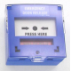 SMART CP-32BL RESETTABLE EMERGENCY DOOR RELEASE BREAK GLASS 1X DPDT SURFACE MOUNT 87Hx91Wx53D (MM) BLUE