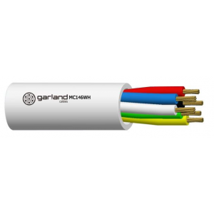 SECURITY CABLE MC146WH250BW 14/0.20 6C UNSCREENED PVC SHEATH 250M WHITE