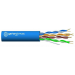 GARLAND UTPL5EBL305BW CAT5E UTP LAN CABLE 24AWG 4 PAIR SOLID PVC 305M PULL BOX BLUE