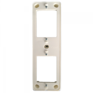 TROJAN DEVELOPMENTS TDL-VDSM VERTICAL DOUBLE SURFACE MOUNT SUITS EM REX/PROX REX PLASTIC WHITE 245Hx78Wx25D (M