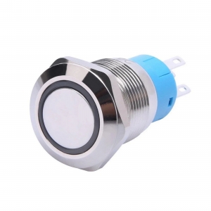 DFM WEB1911 STAINLESS STEEL EXIT BUTTON IP65 1X NO 1X NC 12/24VDC BUTTON ONLY NO PLATE