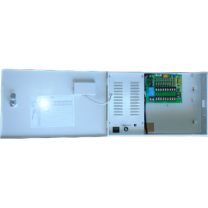 PATRIOT PSSW-DC12-12C4-S 13.5VDC 8A 16X FUSED OUTPUTS WALL MOUNT POWER SUPPLY TERMINAL STRIP 362Hx235Wx92D (MM