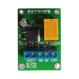 PATRIOT REL 04 RELAY BOARD SPDT CHANGEOVER 3A 8-24V AC/DC