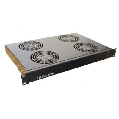 REDBACK RACKS SA.2904 1U 19 INCH RACK FAN UNIT 4X FANS 48W 240VAC 236 M3/H 36DB 280MM DEPTH
