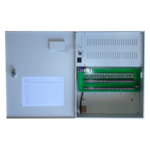 PATRIOT W-AC24-4A 24VAC 4.5A WALL MOUNTED POWER SUPPLY 9X 1A FUSED OUTPUTS LED VOLTAGE DISPLAY 92Hx235Wx362D (