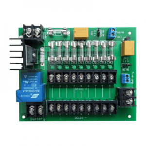 PATRIOT ZP-DC-9WAY-PCB 9 WAY 12VDC POWER DISTRIBUTION PCB 1.2A BATTERY CHARGER 9A MAX FUSED OUTPUTS