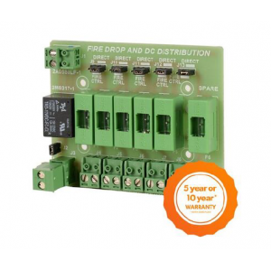 GALLAGHER C300993 SMB FUSE & FIRE RELAY BOARD 5X 1A GLASS FUSE OUTPUT 1X SPARE FUSE 1X FIRE RELAY