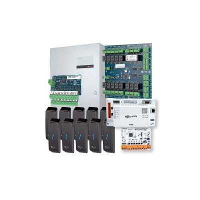 GALLAGHER C500324 SMB 10 DOOR KIT CONTROLLER HBUS 8PORT HBUS 8IN HBUS 16IN 16OUT DUAL CABINET PSU 8.0A BLK