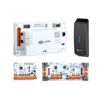 GALLAGHER C500200 SMB 1 DOOR ACCESS CONTROL KIT SMB 6000 CONTROLLER T15 RDR HBUS 8IN HBUS 8IN 4OUT NO ENC