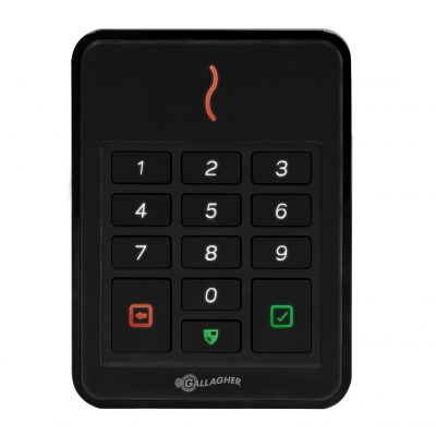 GALLAGHER C300490 SMB T30 KEYPAD READER BLE NFC IP68 IK09 BLACK 118Hx86Wx26.7D (MM)